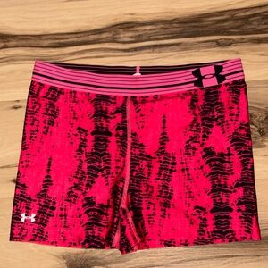 6/$15 Under Armour Women's Pink and Black Shorts